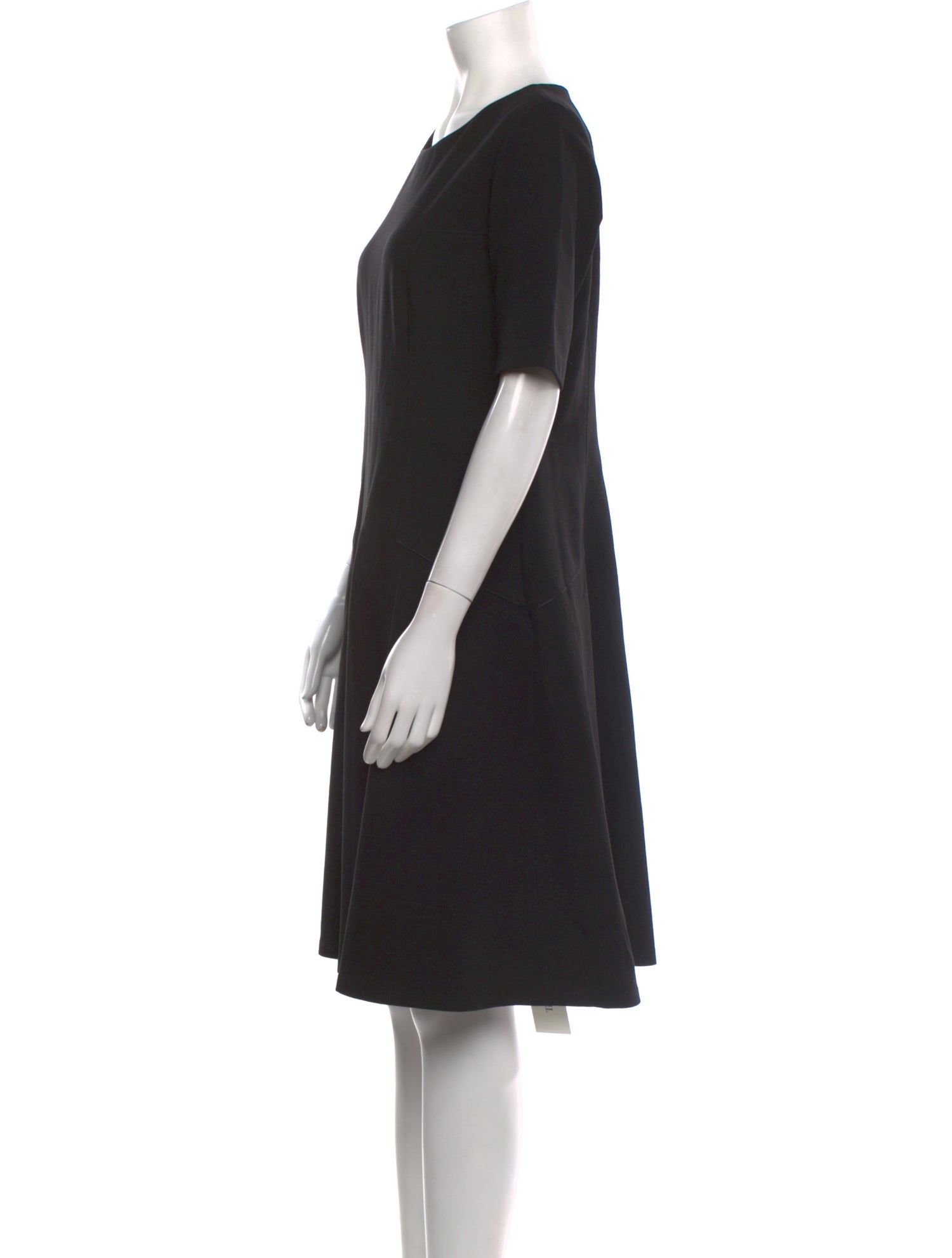 Lafayette 148 Bateau Neckline Knee-Length Dress