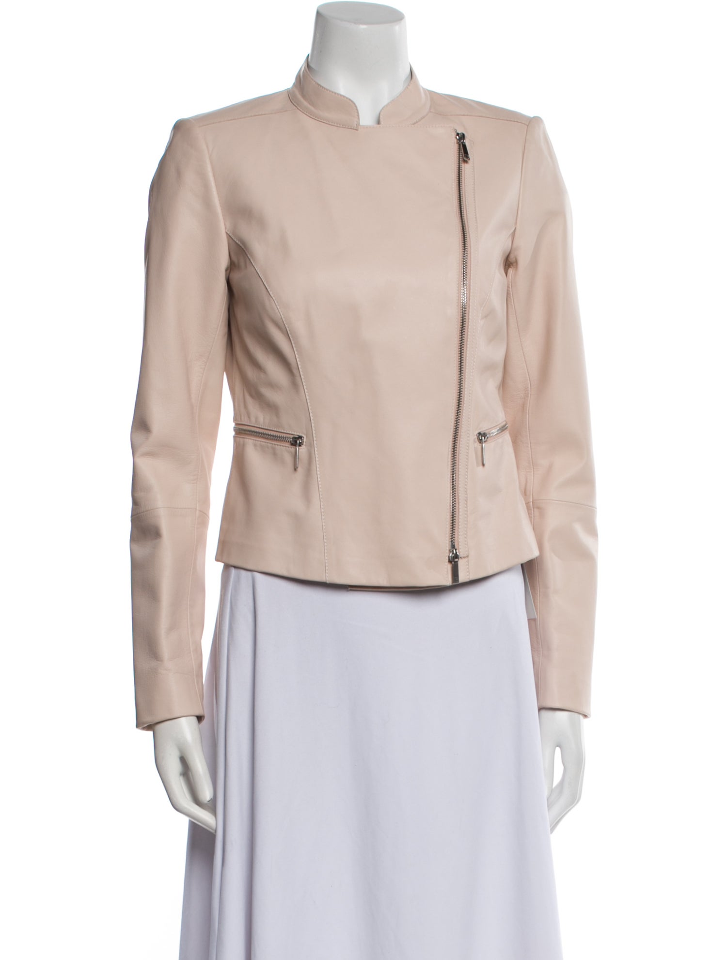 Lafayette 148 Leather Biker Jacket