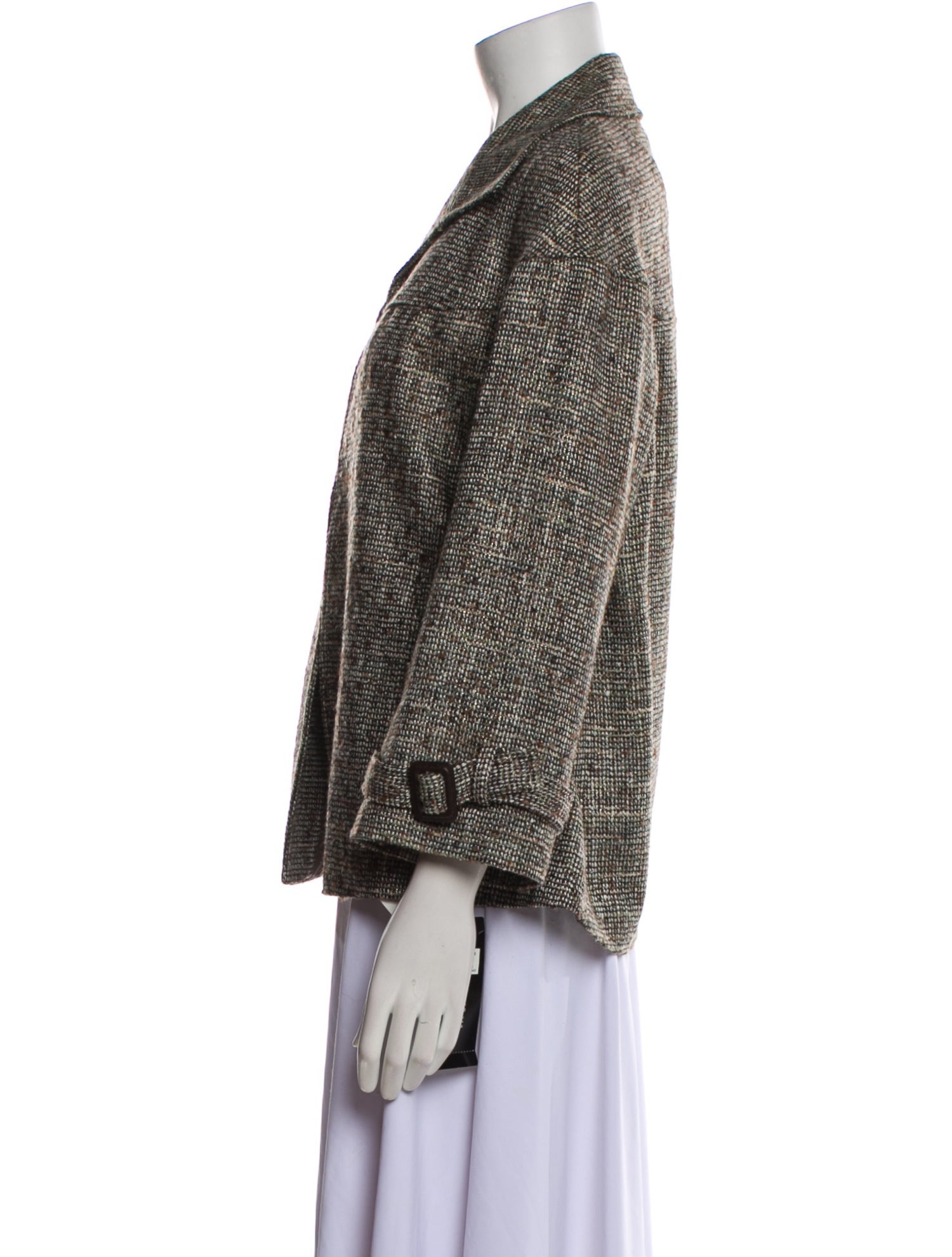 Lafayette 148 Wool Tweed Pattern Blazer