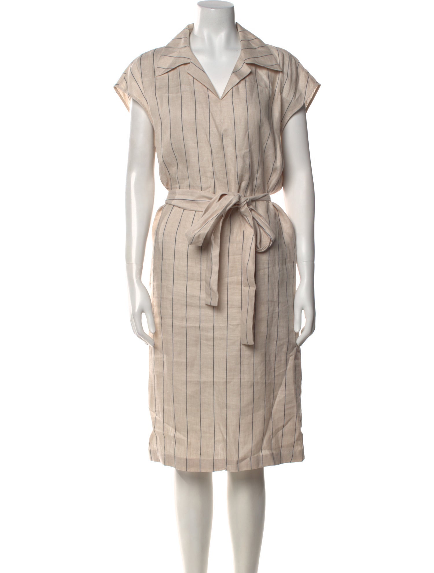 Lafayette 148 Linen Knee-Length Dress