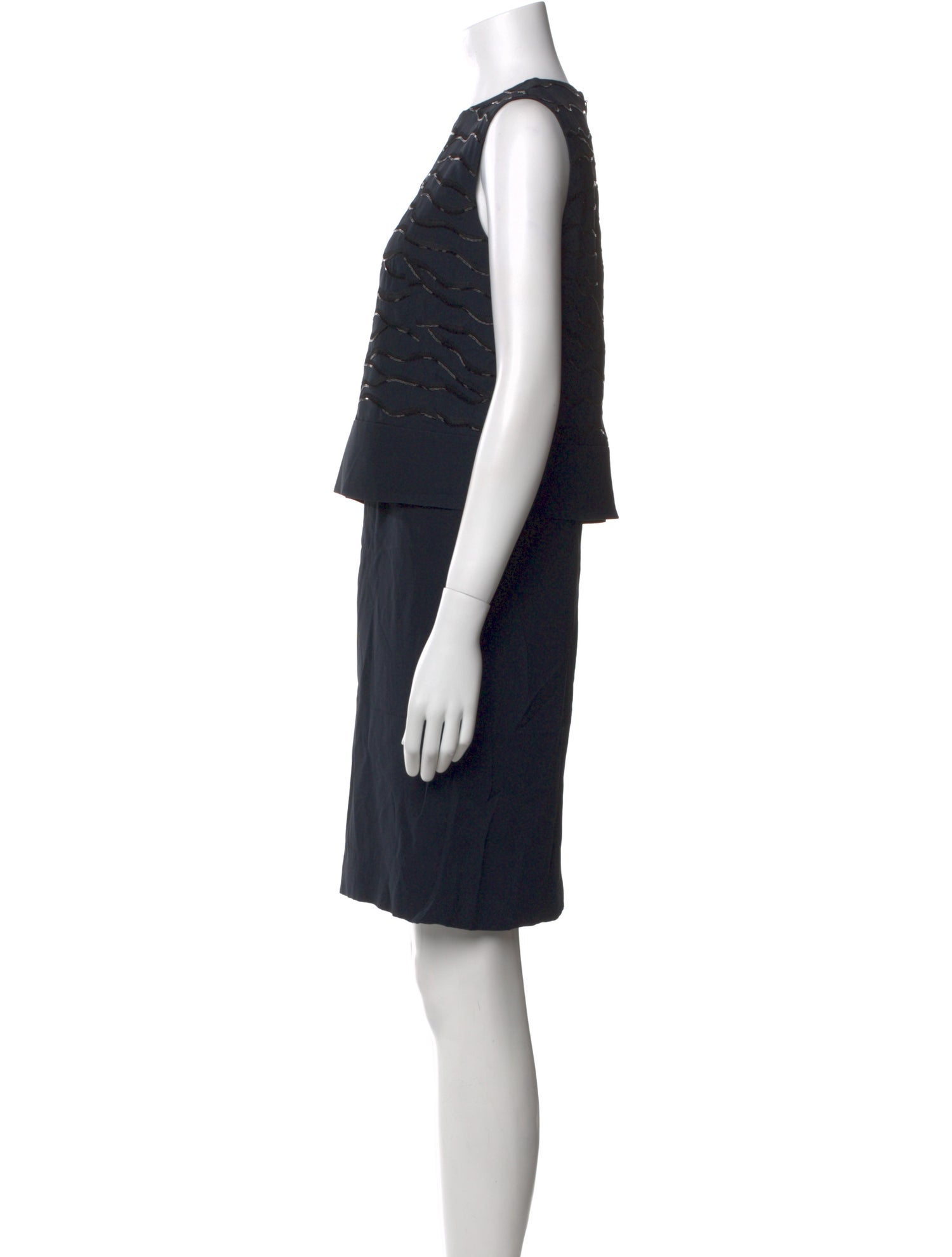 Lafayette 148 Silk Mini Dress