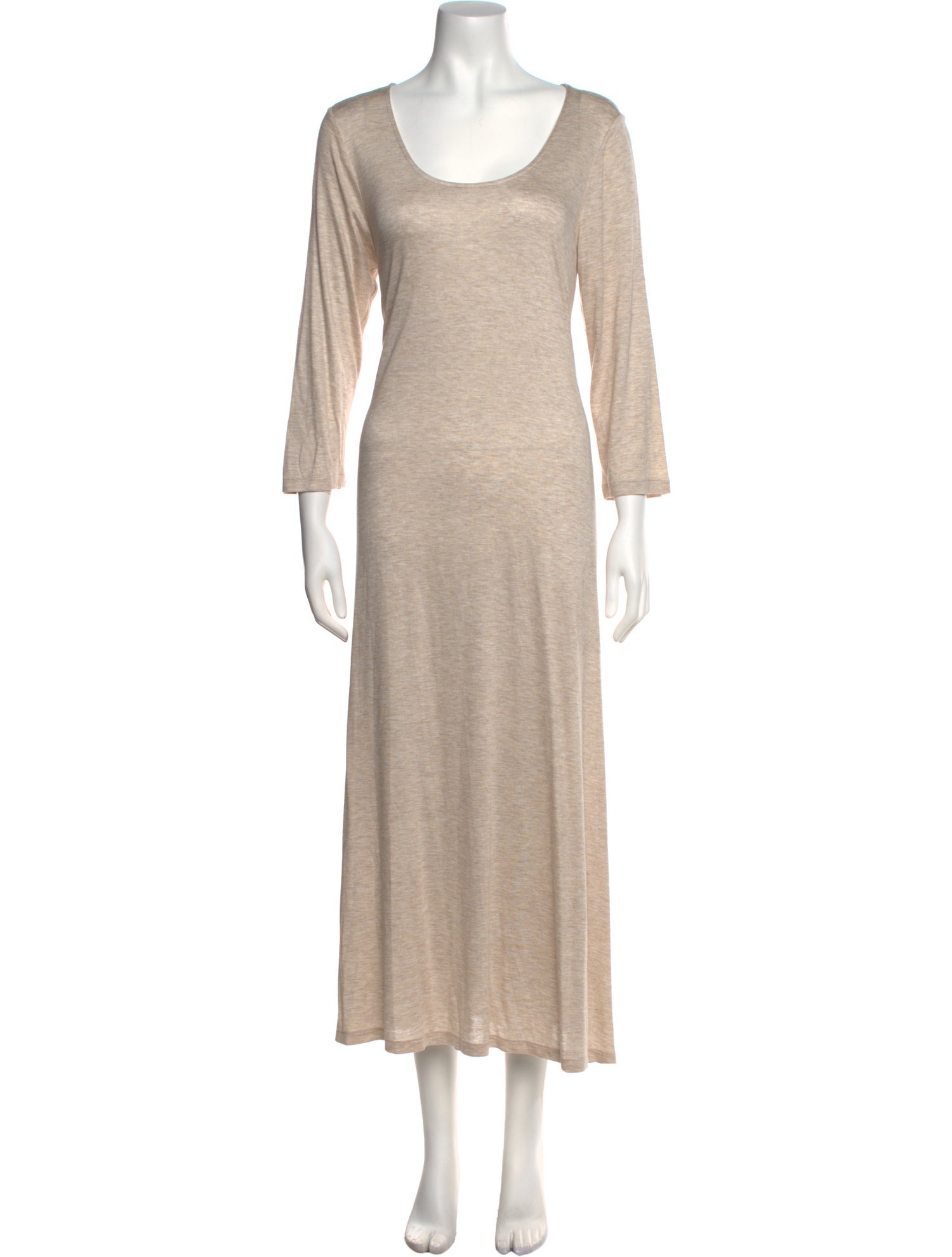 Lafayette 148 Scoop Neck Long Dress