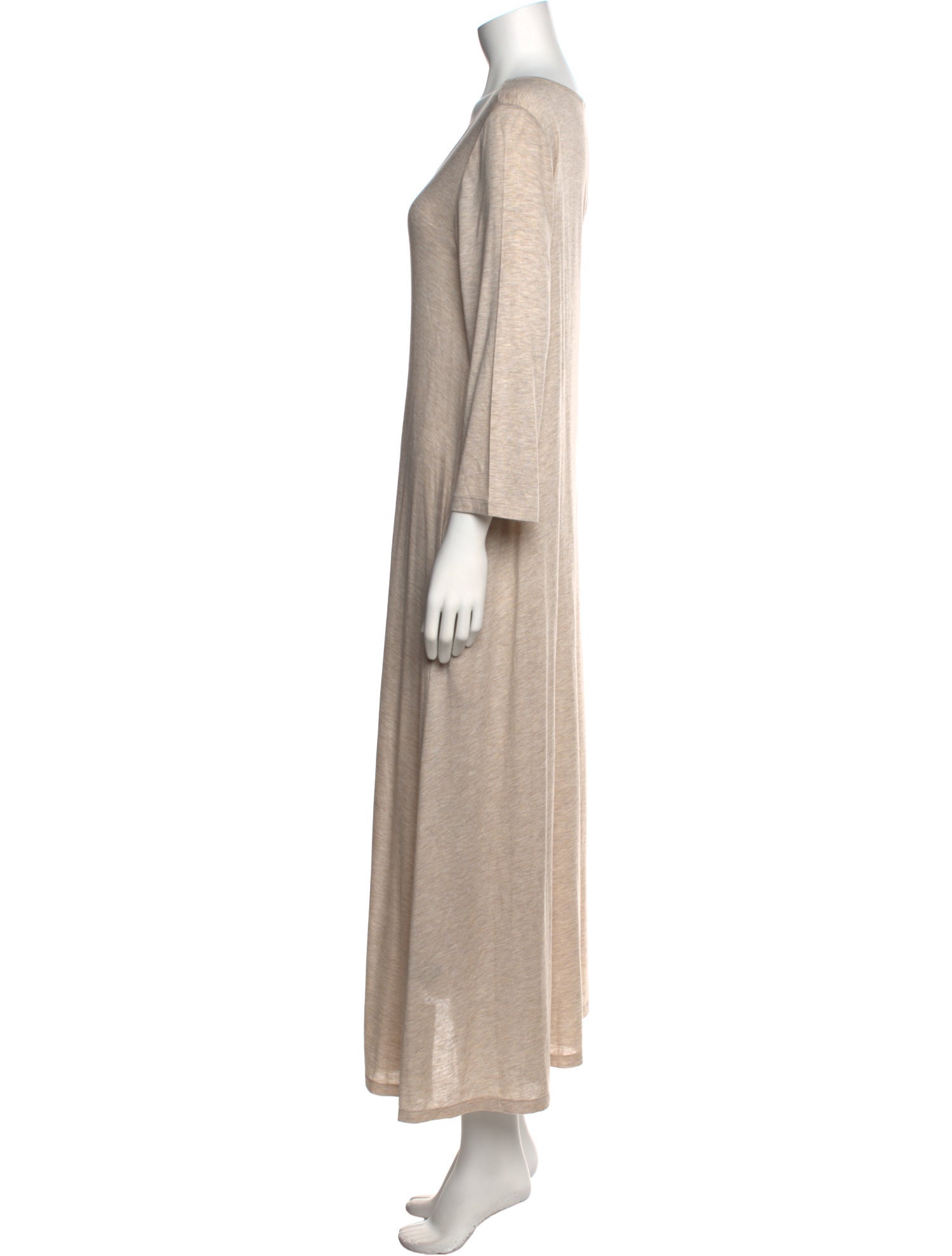 Lafayette 148 Scoop Neck Long Dress