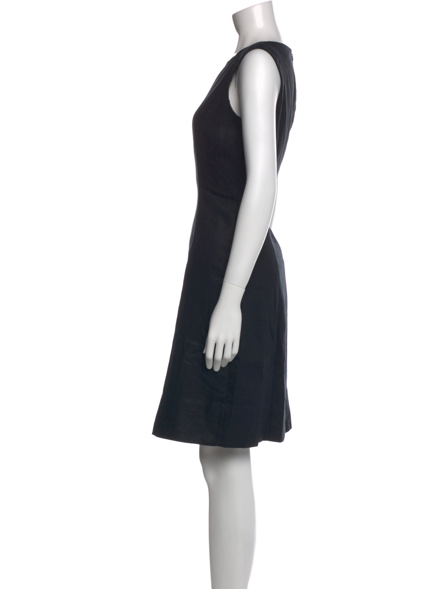 Lafayette 148 Scoop Neck Mini Dress