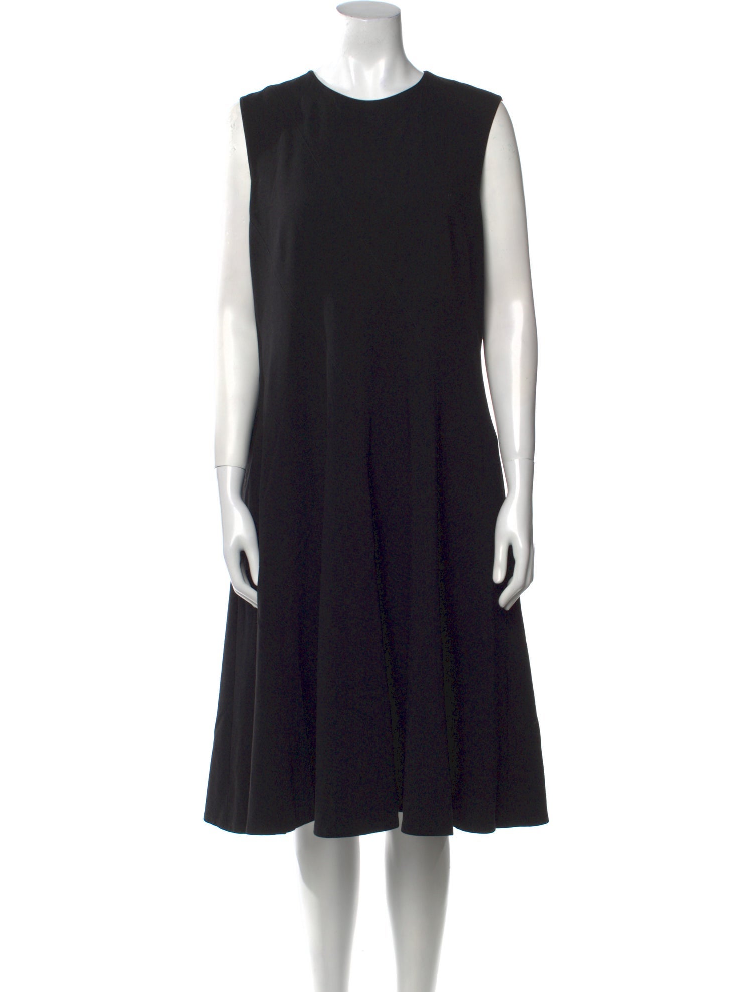 Lafayette 148 Crew Neck Midi Length Dress