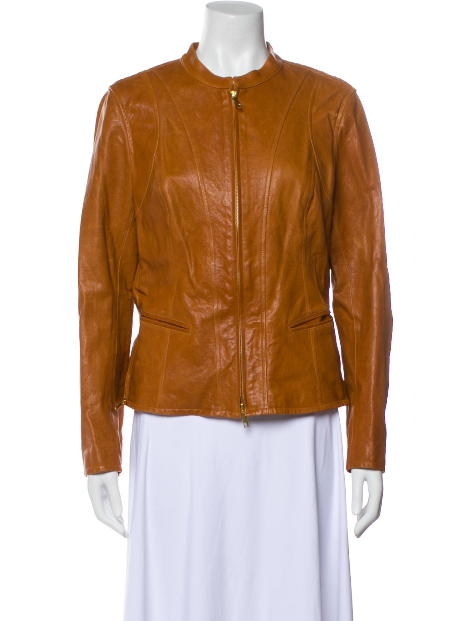 Lafayette 148 Leather Biker Jacket