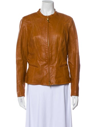 Lafayette 148 Leather Biker Jacket