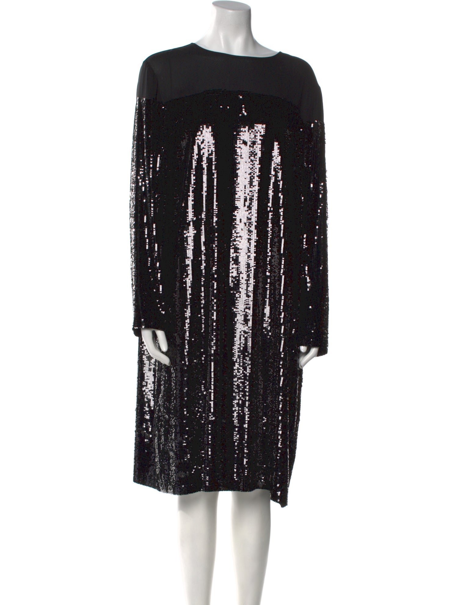 Lafayette 148 Bateau Neckline Midi Length Dress