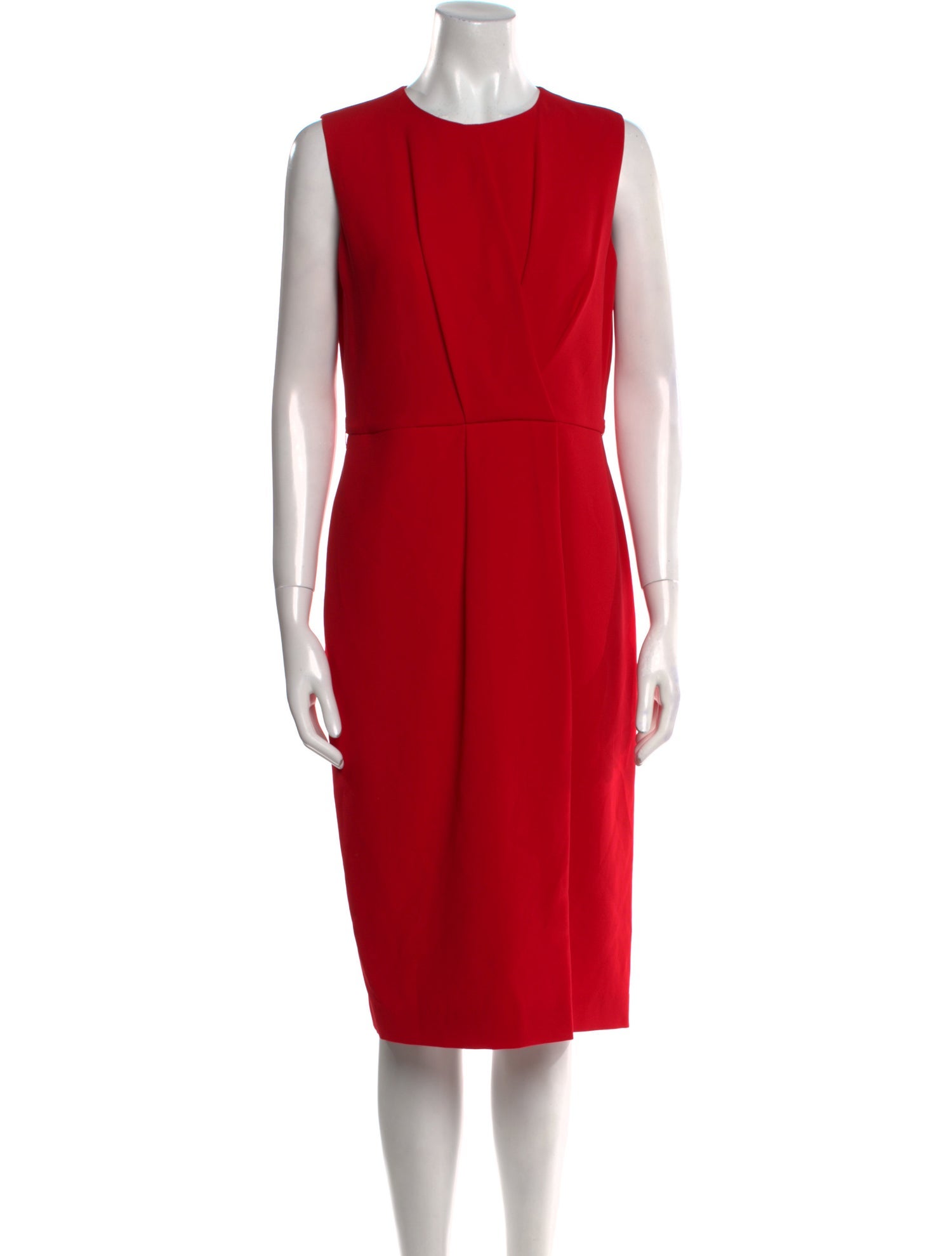Lafayette 148 Crew Neck Midi Length Dress