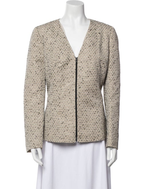 Lafayette 148 Tweed Pattern Evening Jacket
