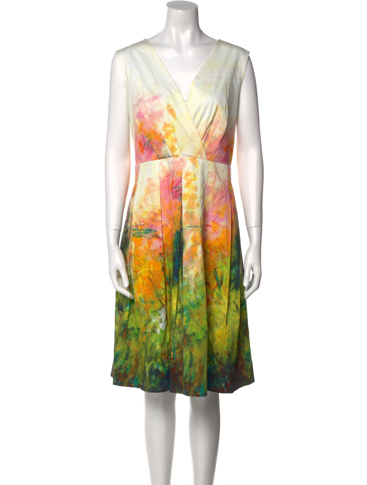 Lafayette 148 Printed Midi Length Dress