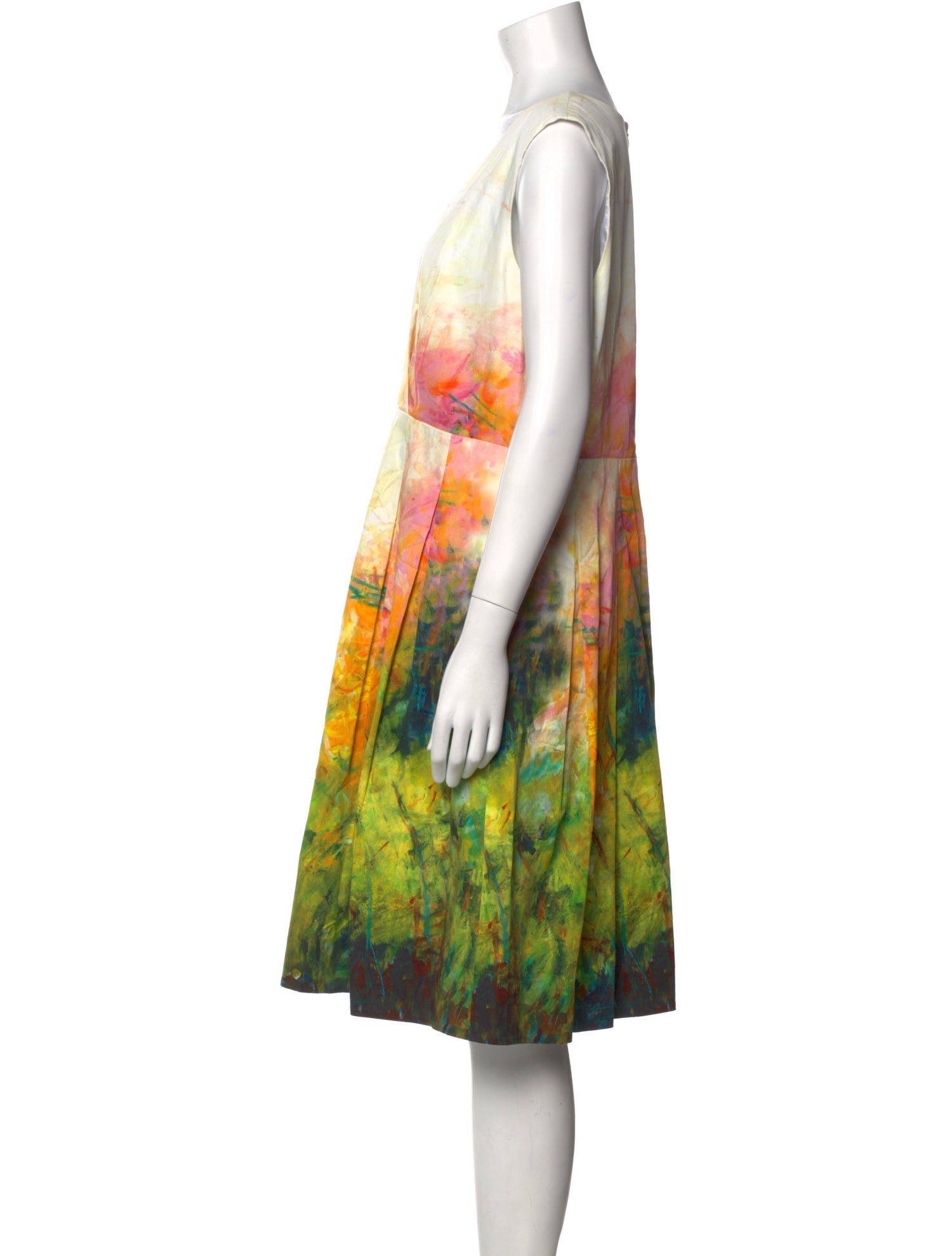 Lafayette 148 Printed Midi Length Dress