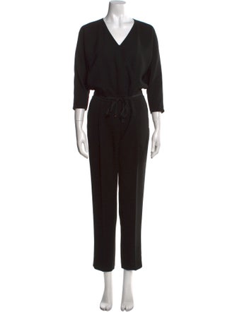 Lafayette 148 V-Neck Jumpsuit