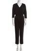 Lafayette 148 V-Neck Jumpsuit