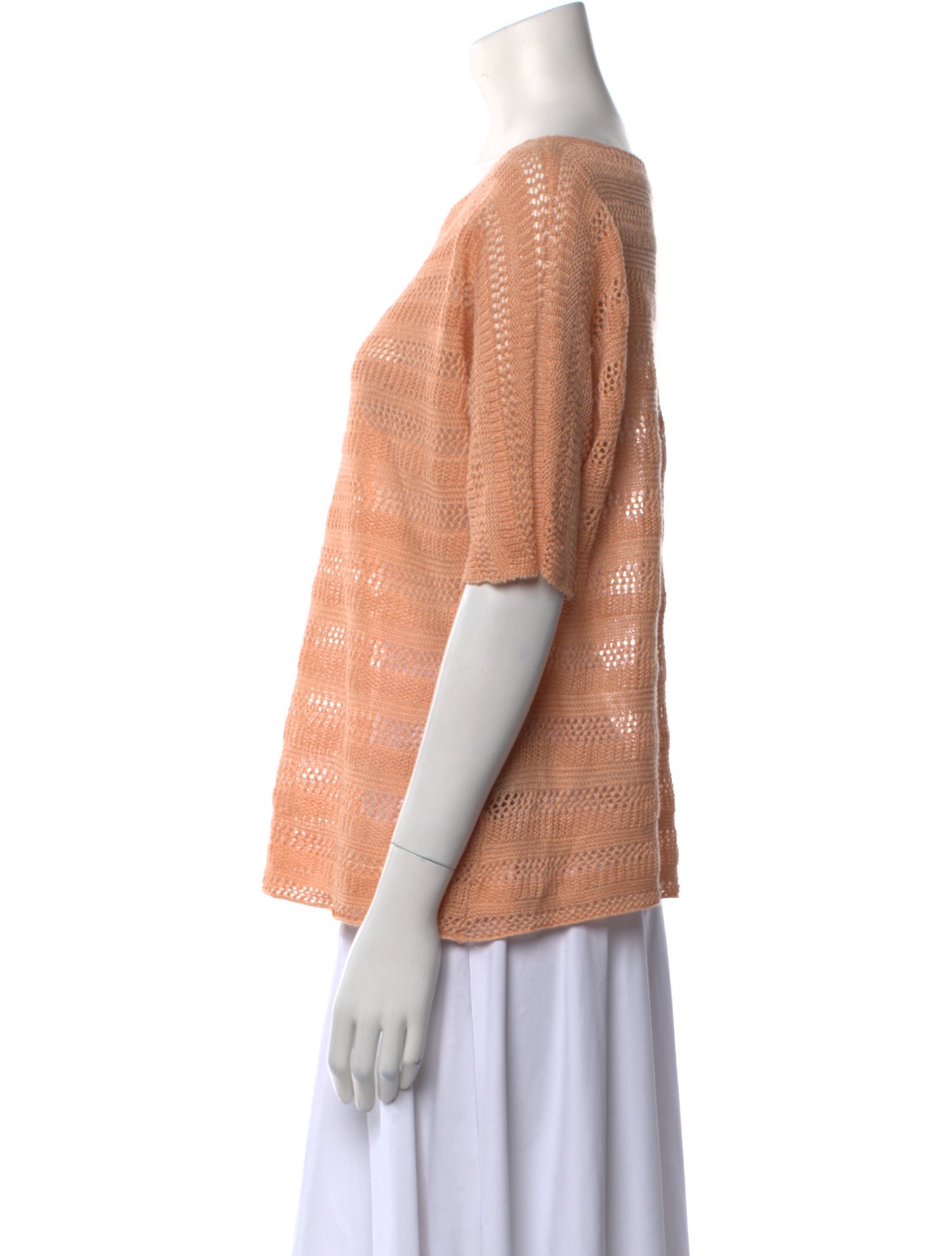 Lafayette 148 Linen Striped Top