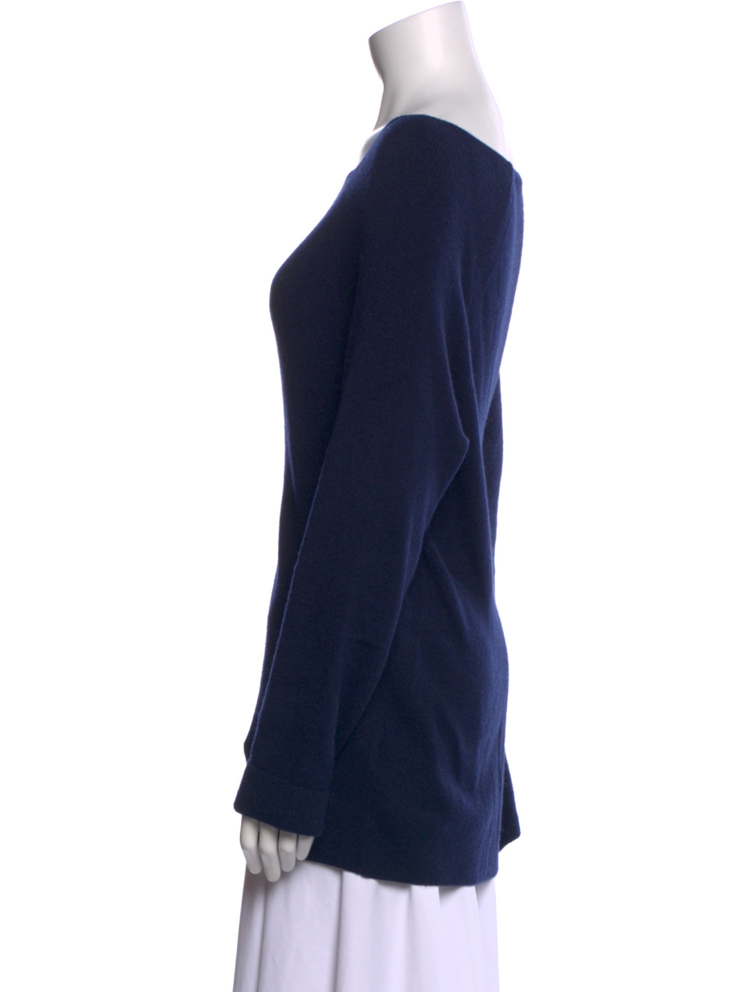 Lafayette 148 Cashmere Bateau Neckline Sweater