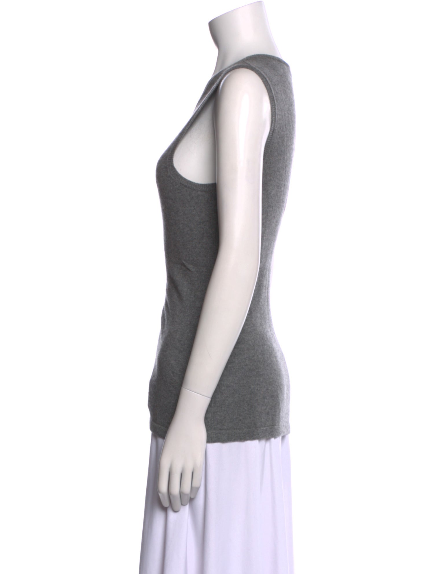 Lafayette 148 Cashmere Scoop Neck Sweater