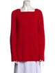 Lafayette 148 Cashmere Square Neckline Sweater
