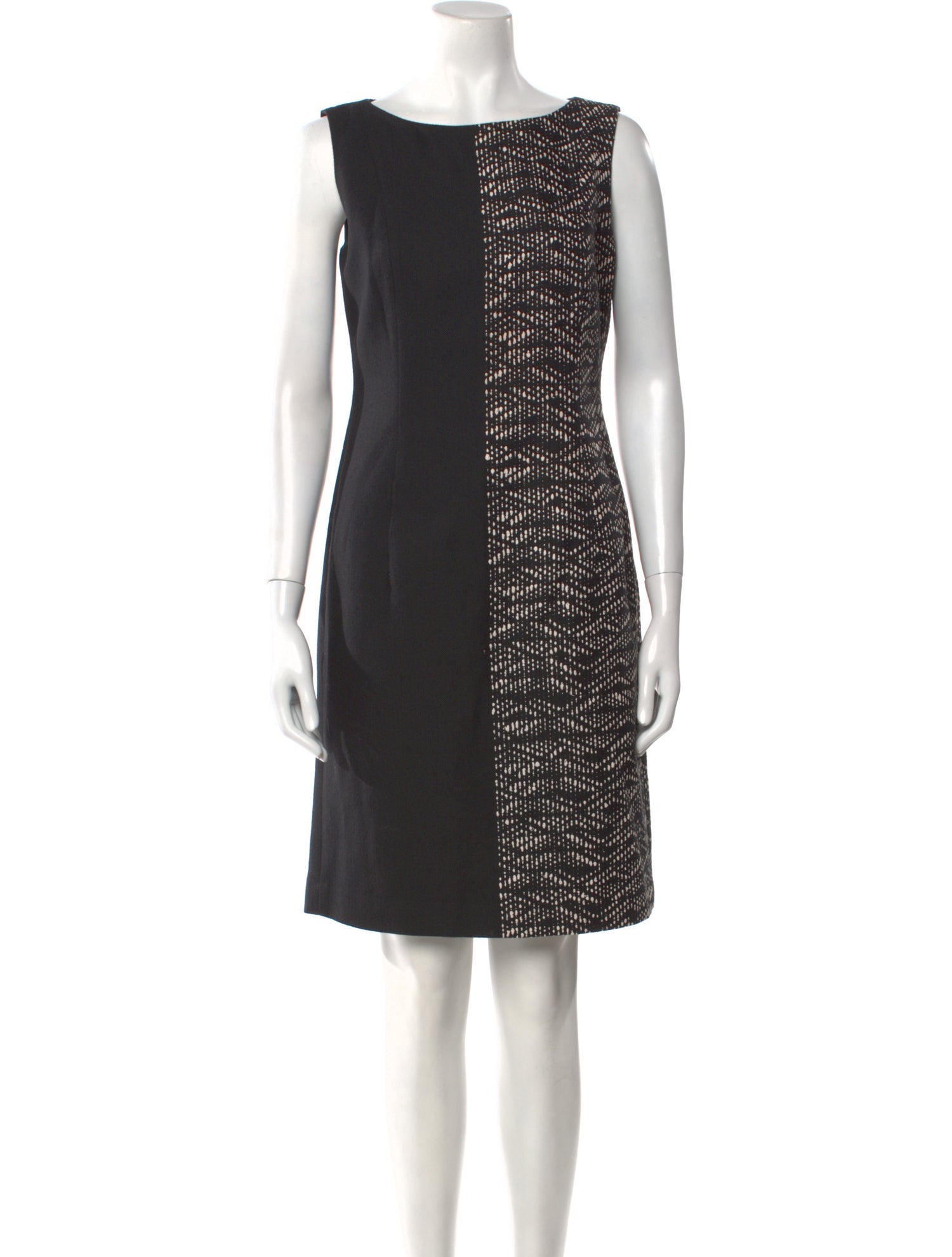 Lafayette 148 Bateau Neckline Knee-Length Dress