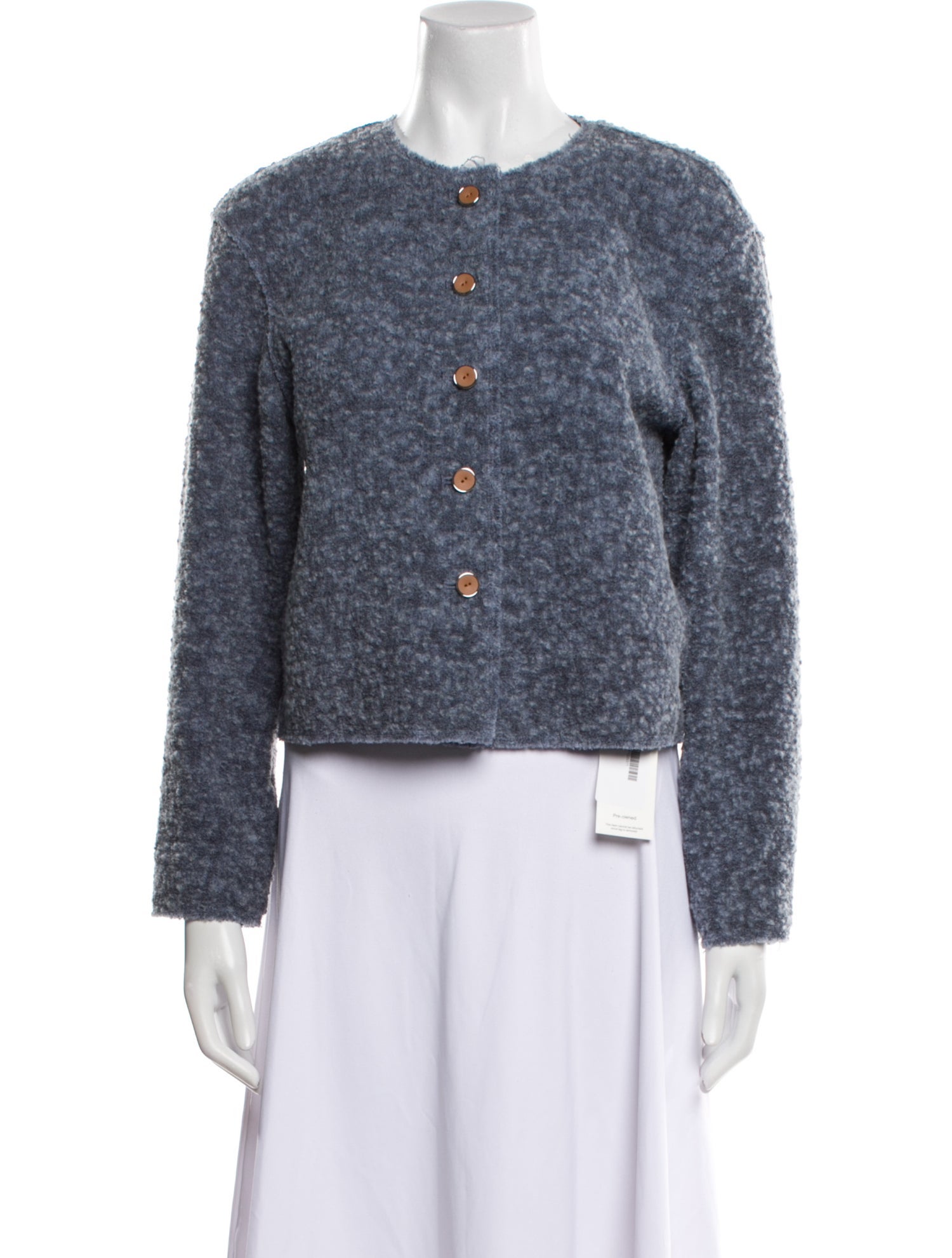 Lafayette 148 Wool Tweed Pattern Evening Jacket