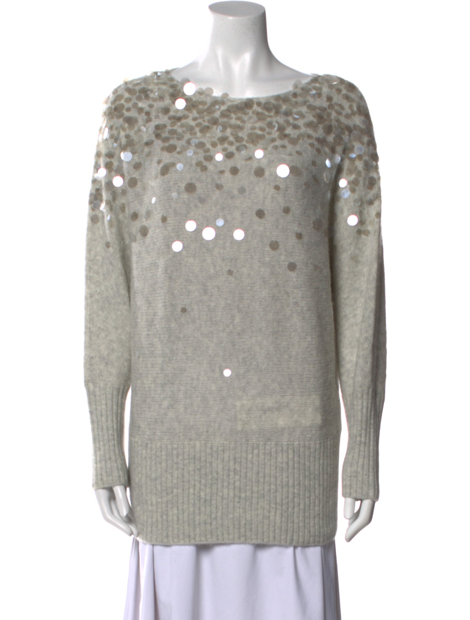 Lafayette 148 Cashmere Bateau Neckline Sweater w/ Tags