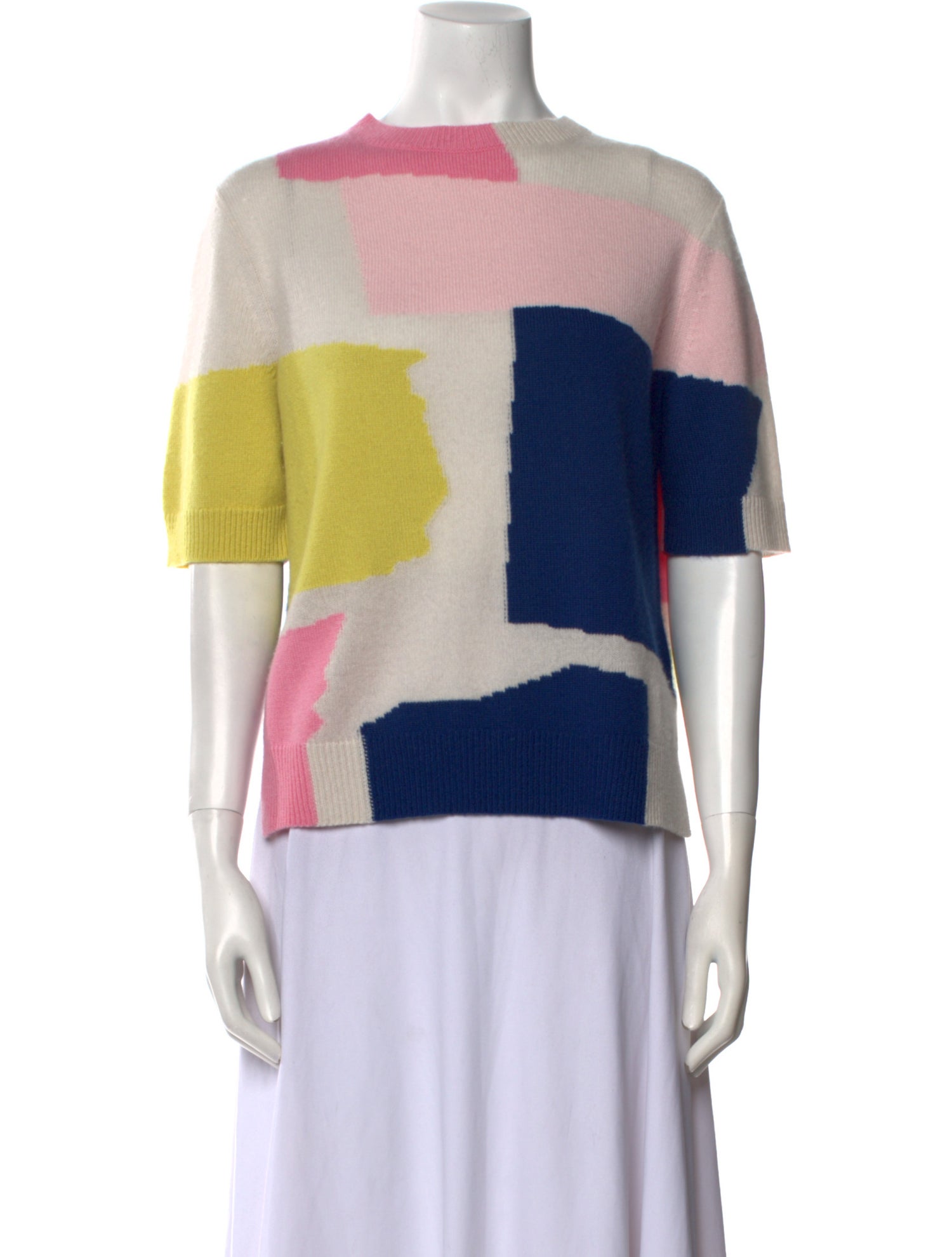 Lafayette 148 Cashmere Printed Sweater