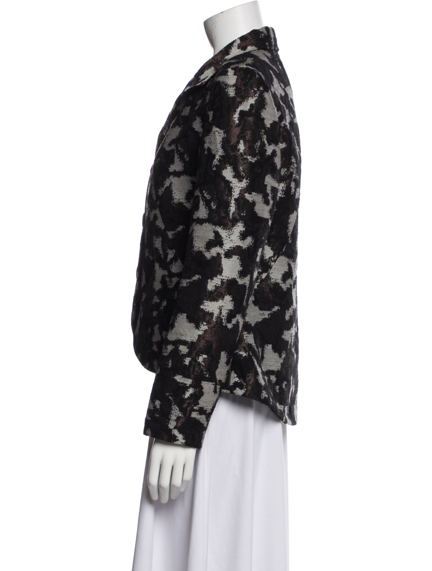 Lafayette 148 Wool Printed Blazer