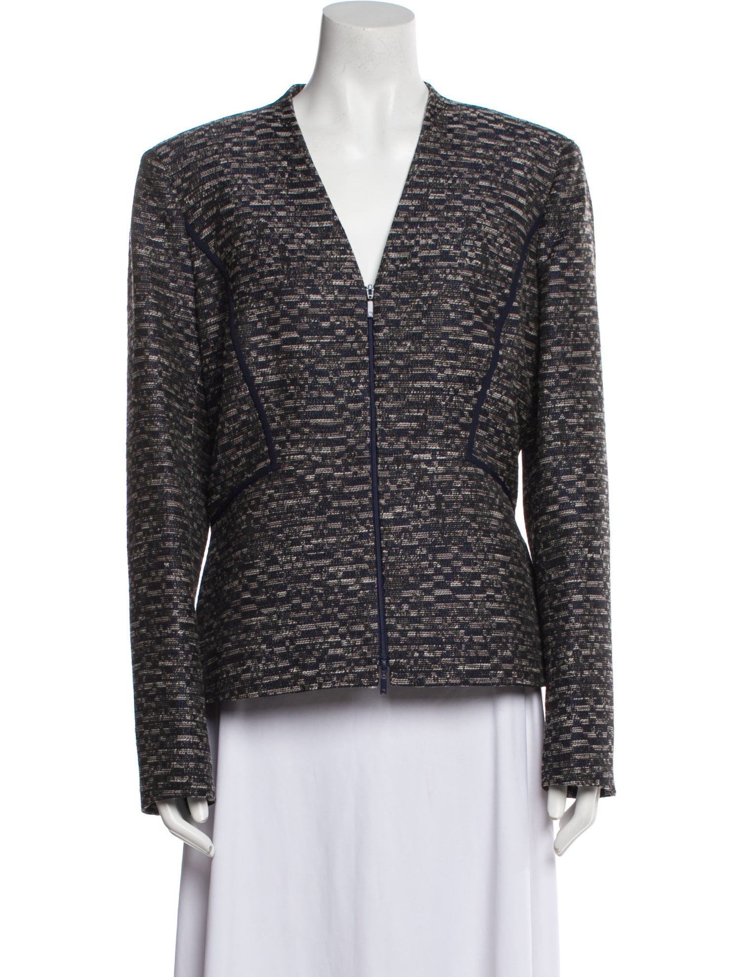 Lafayette 148 Tweed Pattern Jacket