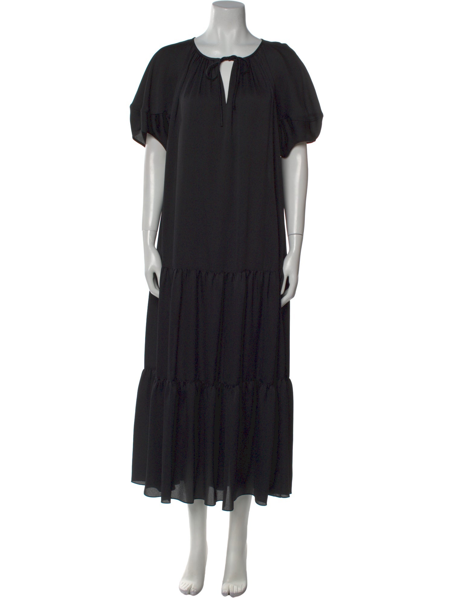 Lafayette 148 V-Neck Long Dress