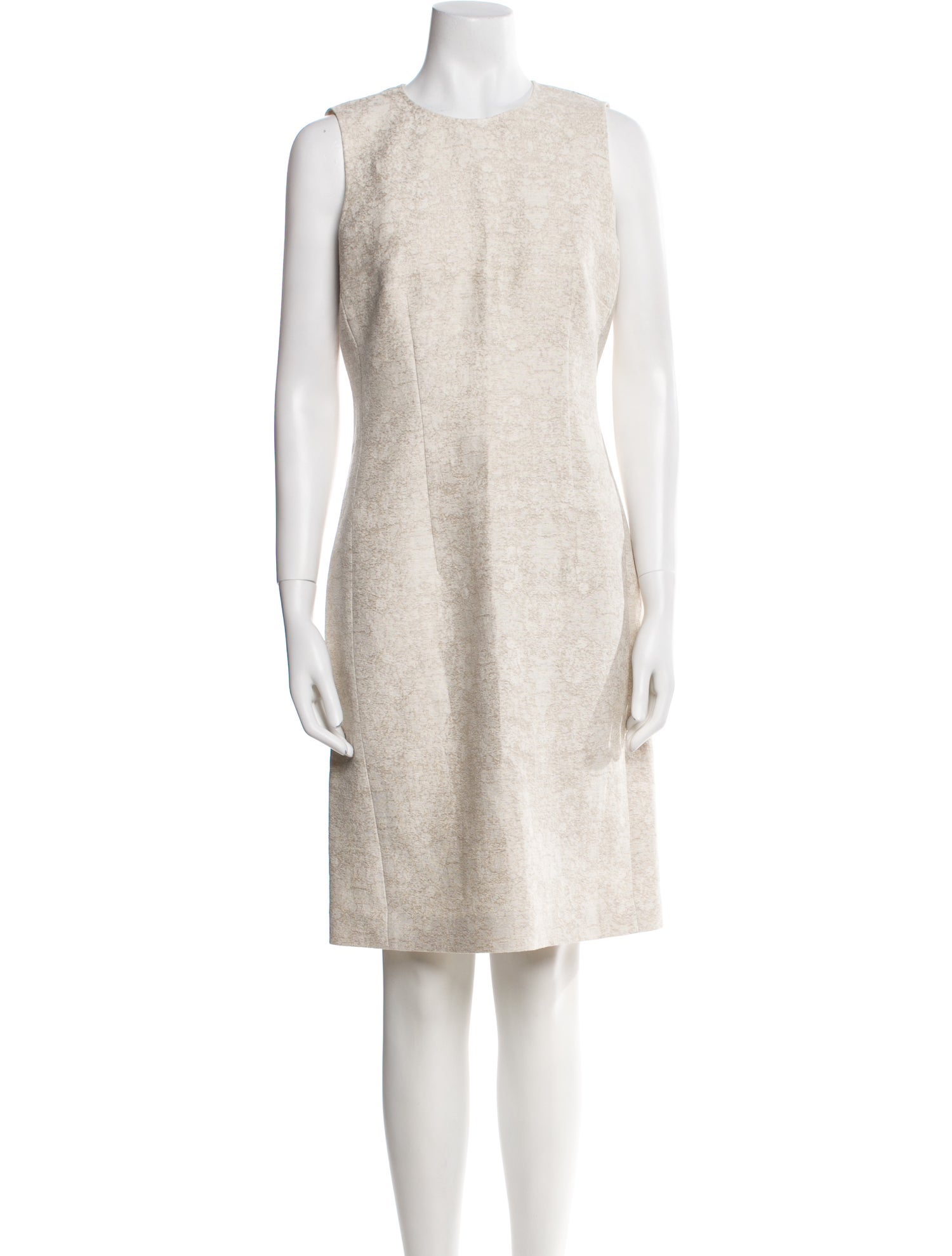 Lafayette 148 Crew Neck Knee-Length Dress