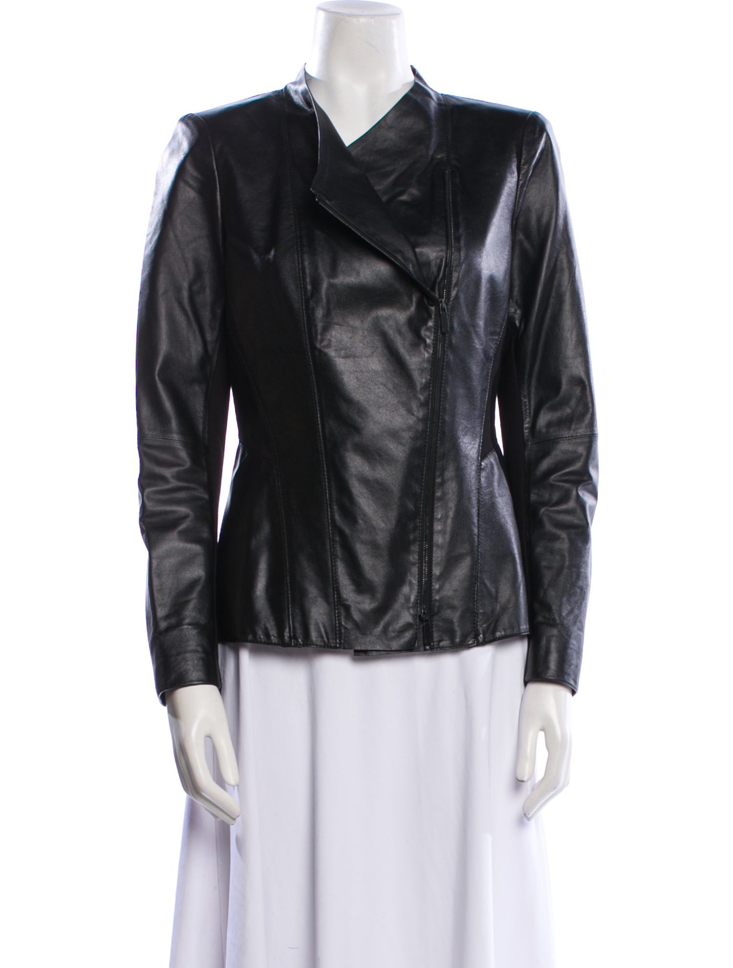 Lafayette 148 Leather Biker Jacket