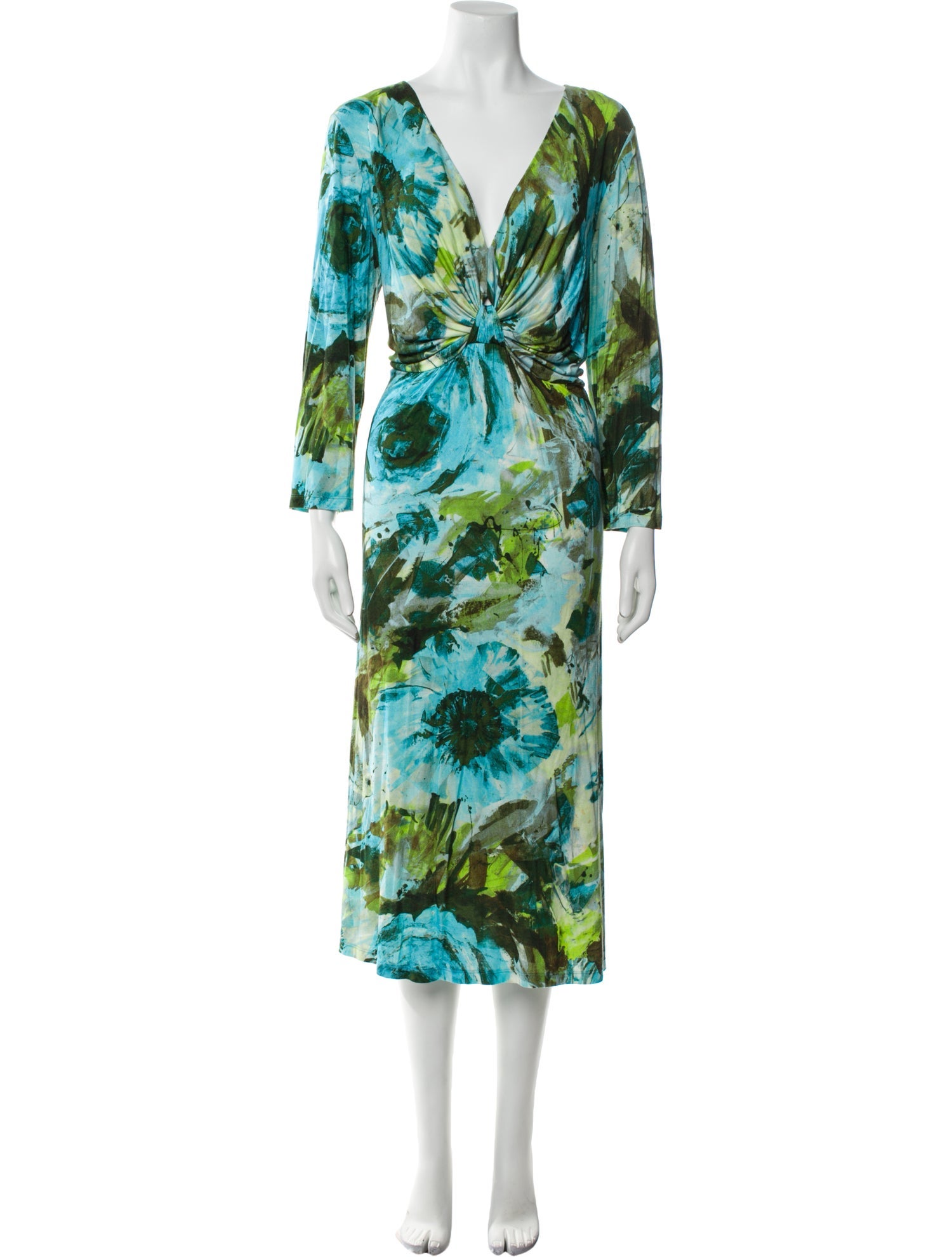 Lafayette 148 Printed Midi Length Dress