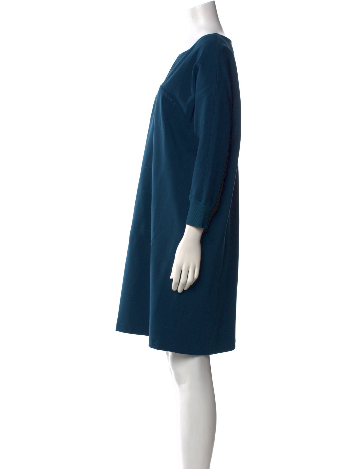 Lafayette 148 V-Neck Mini Dress