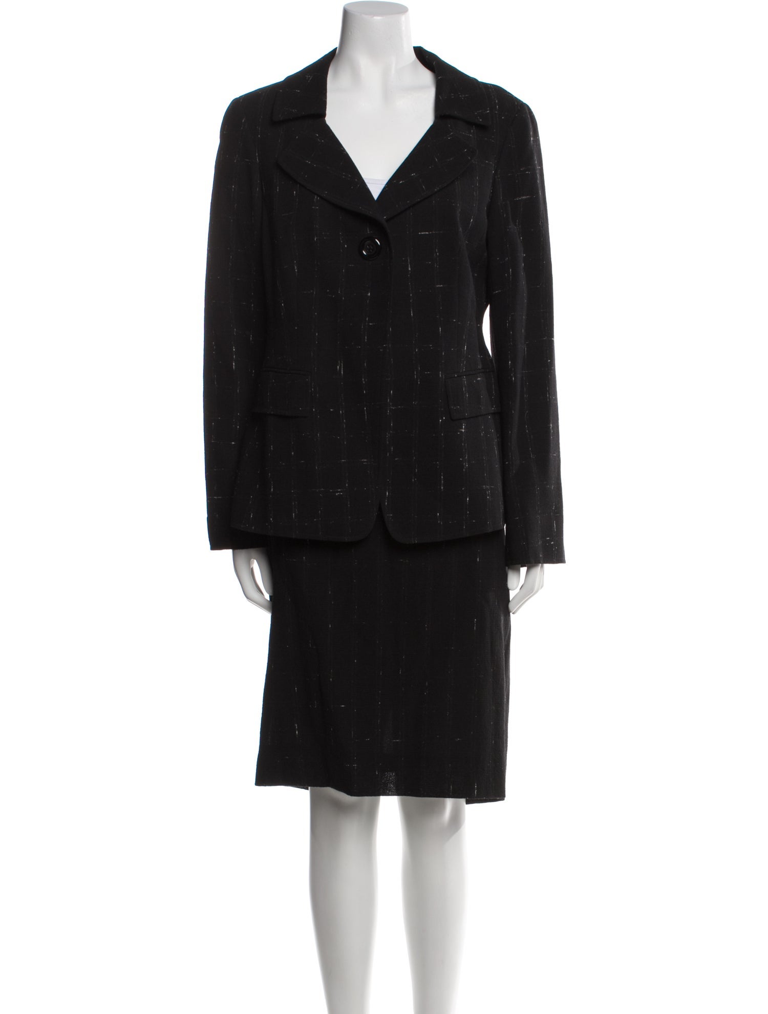 Lafayette 148 Virgin Wool Skirt Set