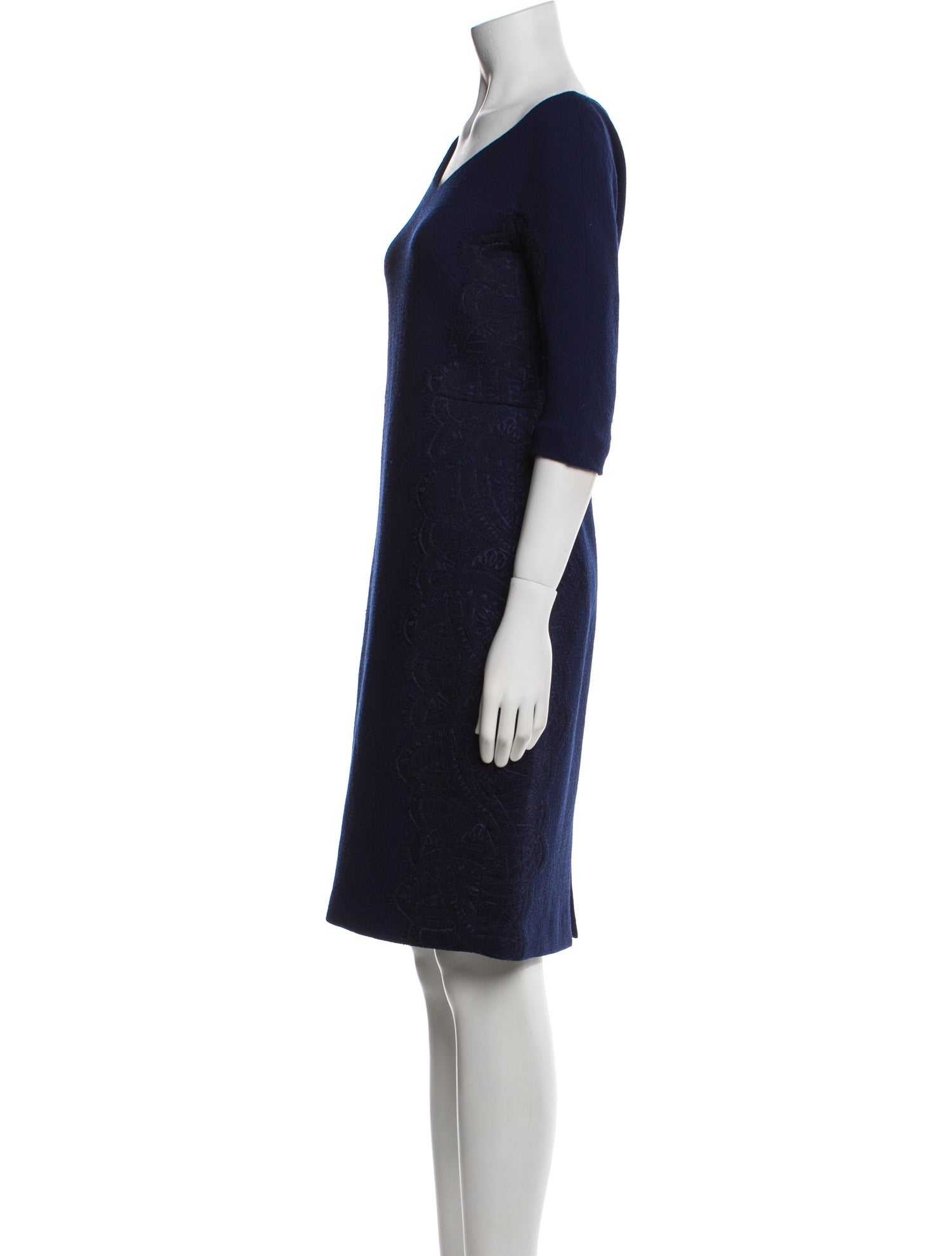 Lafayette 148 Wool Knee-Length Dress w/ Tags