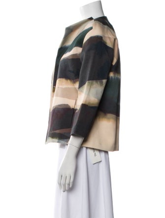 Lafayette 148 Colorblock Pattern Jacket