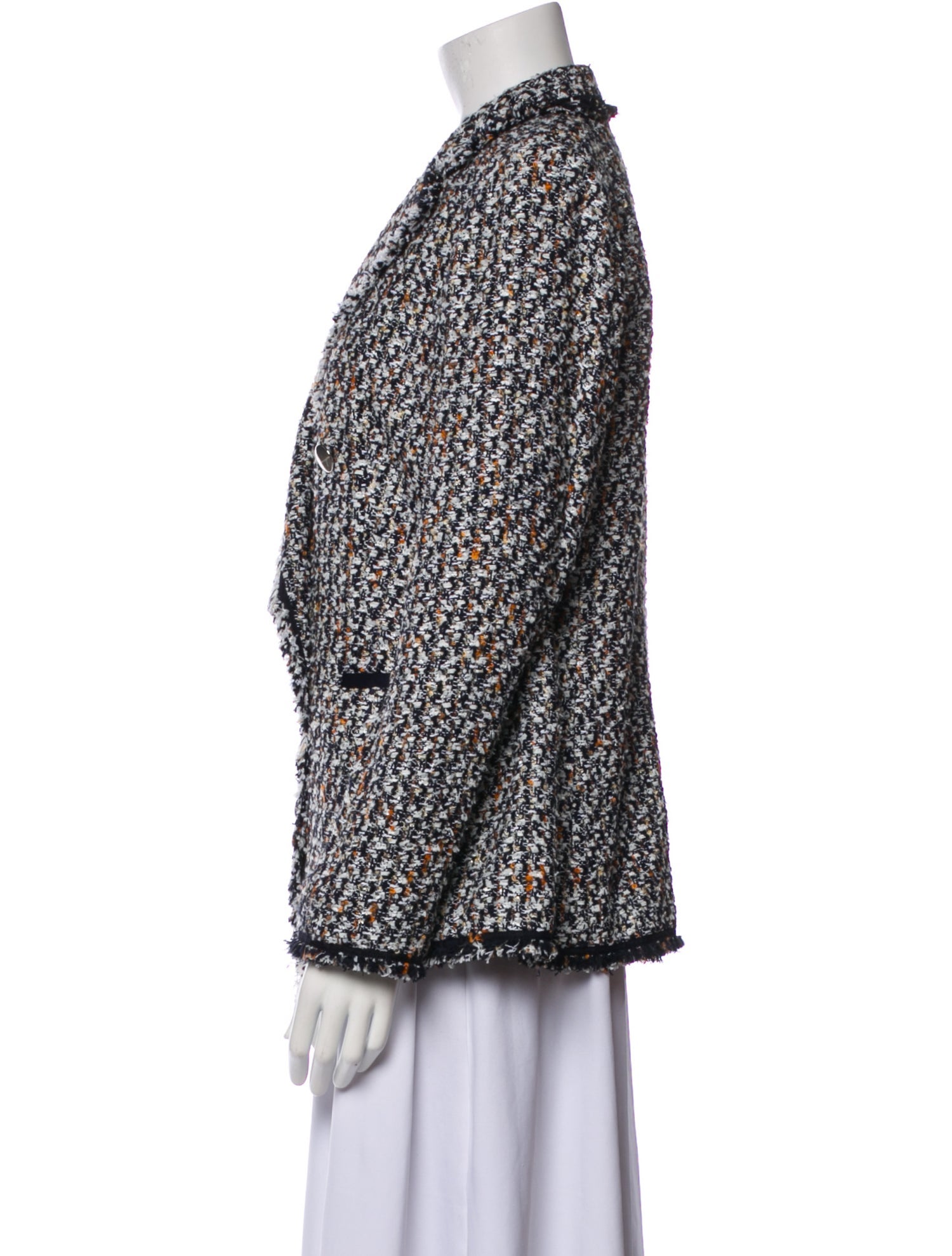 Lafayette 148 Tweed Pattern Blazer