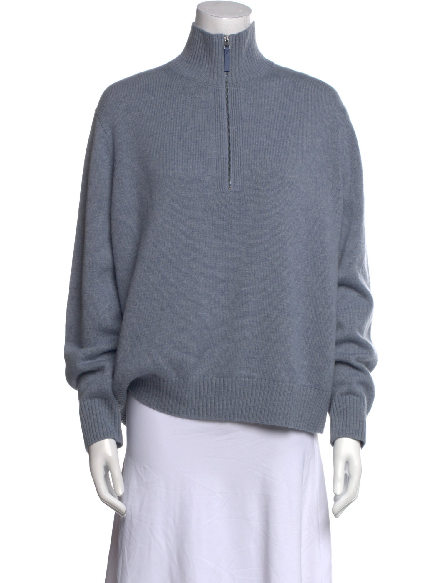 Lafayette 148 Cashmere Mock Neck Sweater