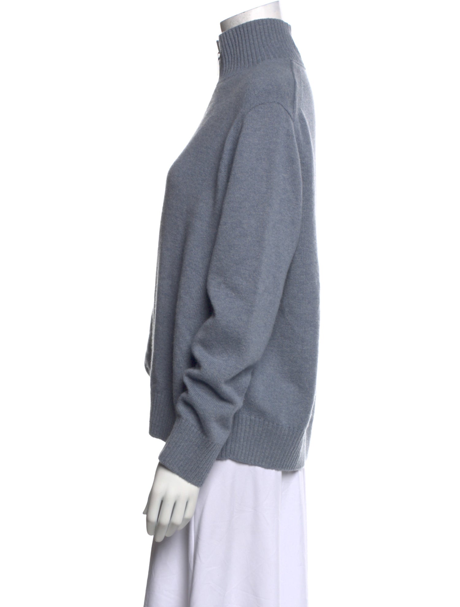 Lafayette 148 Cashmere Mock Neck Sweater