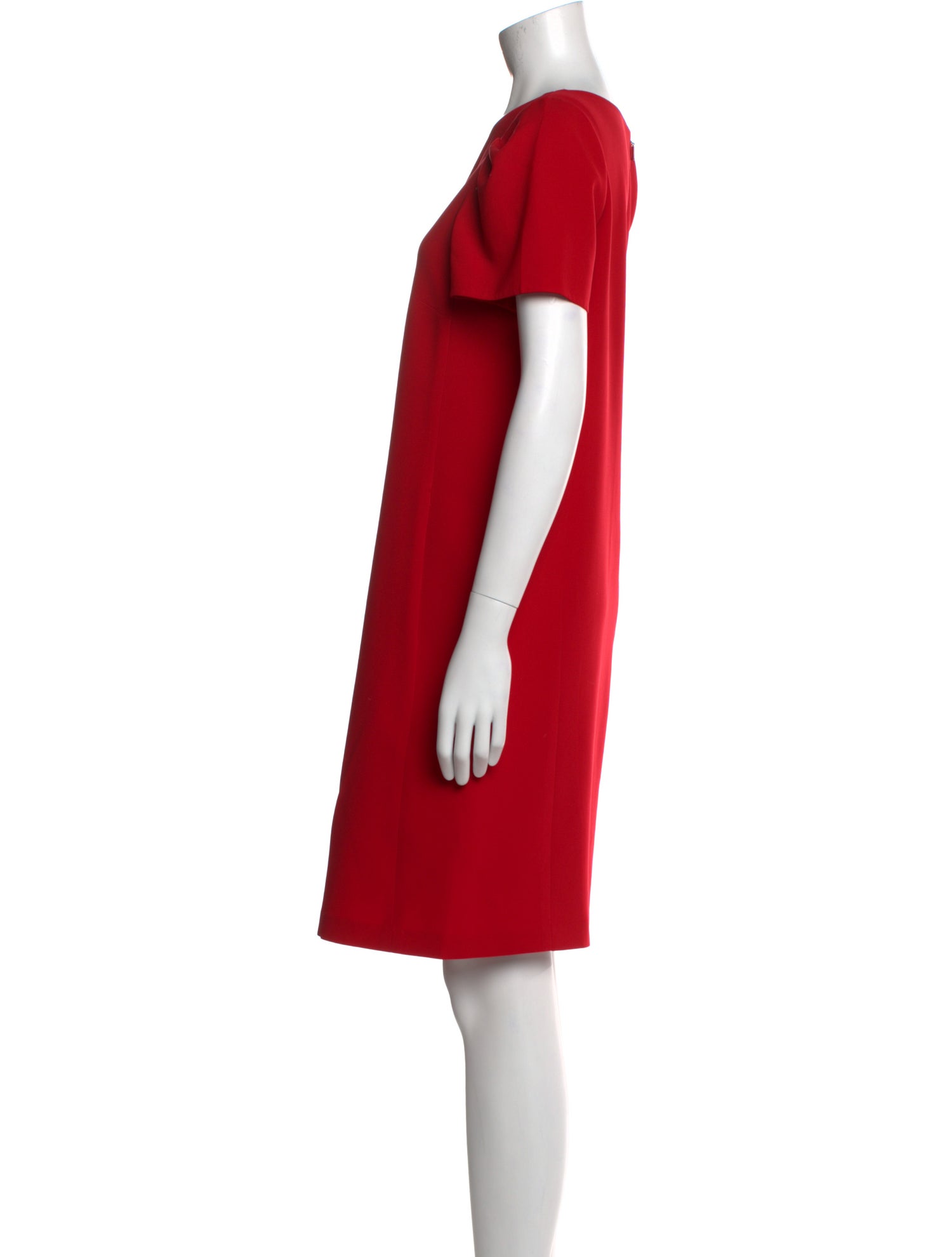 Lafayette 148 Bateau Neckline Knee-Length Dress