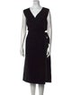 Lafayette 148 V-Neck Midi Length Dress