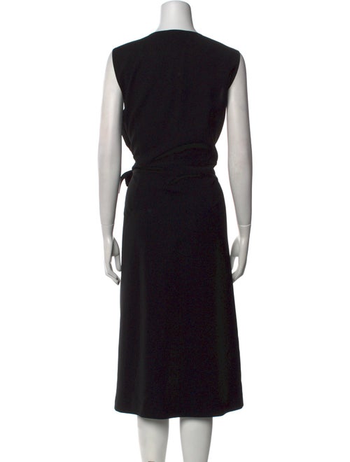 Lafayette 148 V-Neck Midi Length Dress