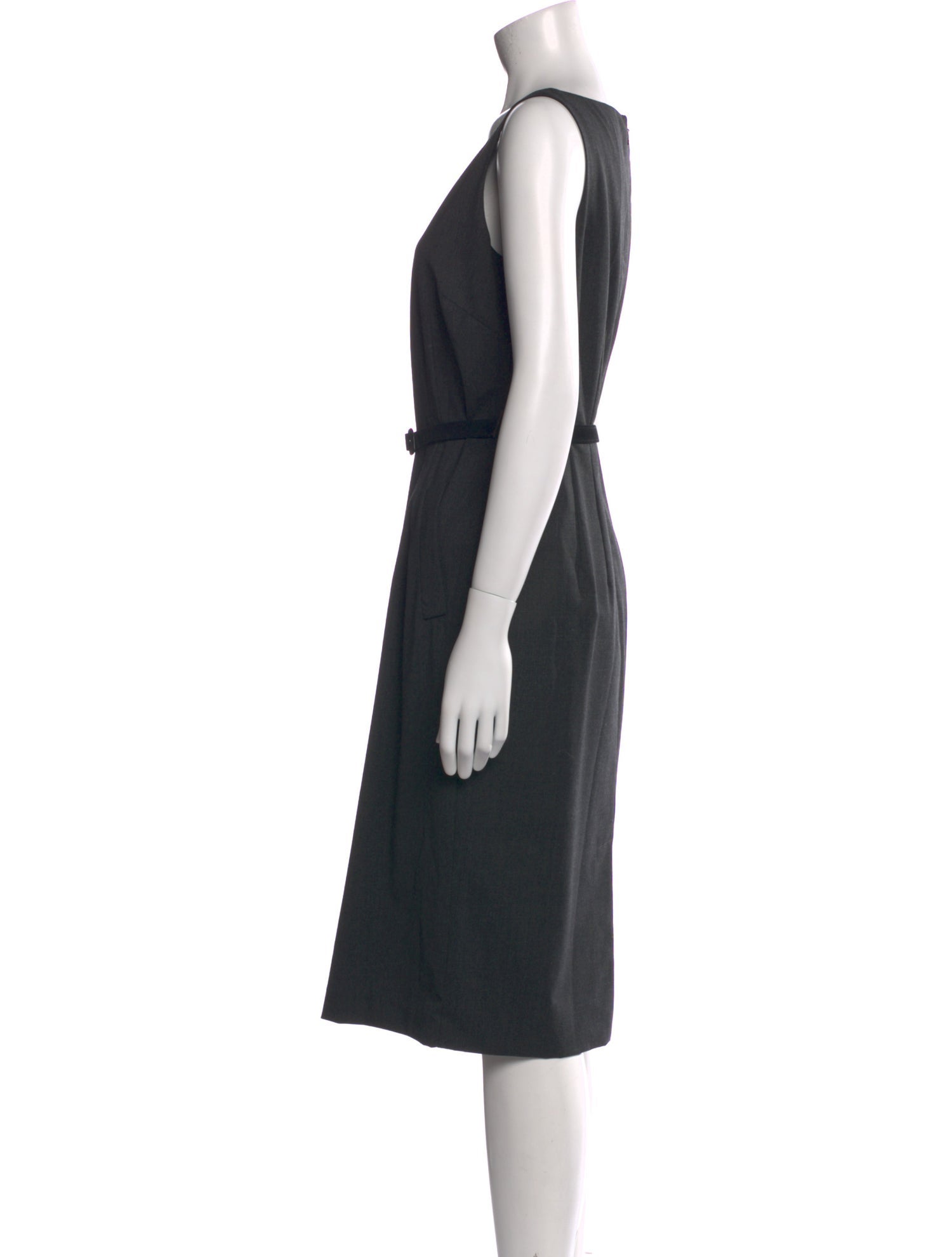 Lafayette 148 Virgin Wool Midi Length Dress