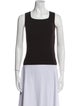 Lafayette 148 Merino Wool Square Neckline Top