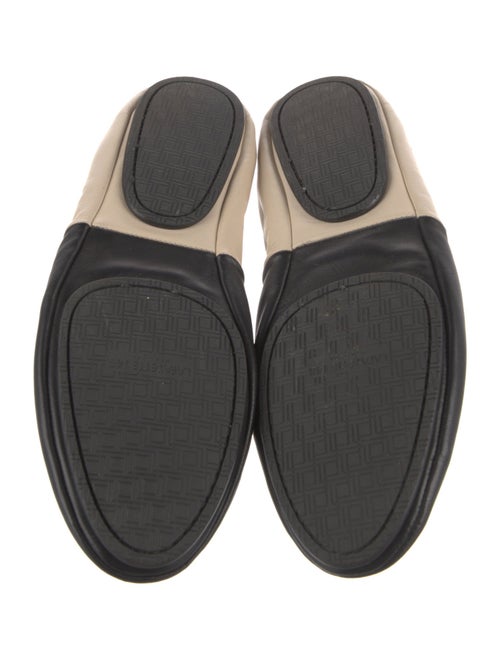 Lafayette 148 Leather Colorblock Pattern Ballet Flats