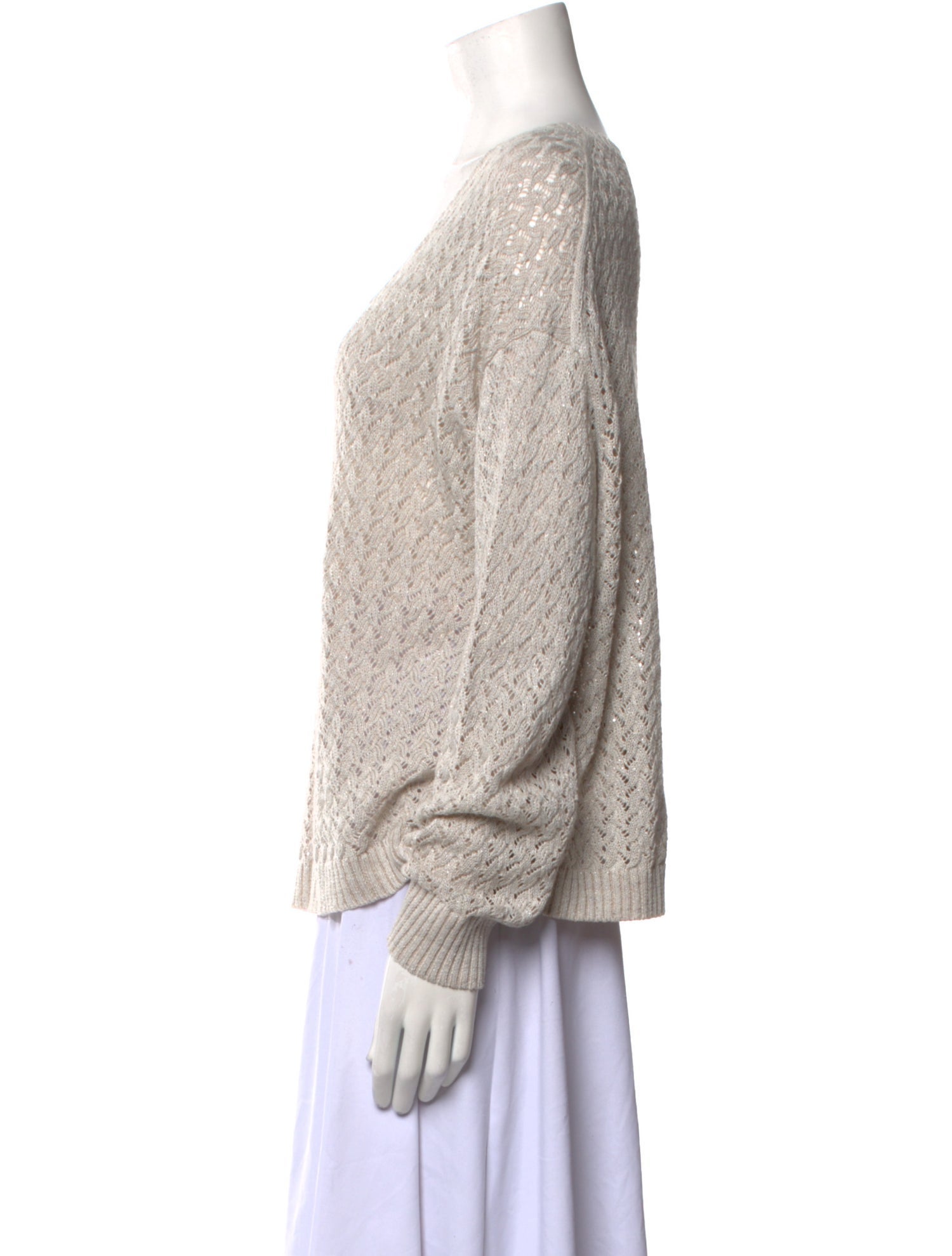 Lafayette 148 Cashmere V-Neck Sweater