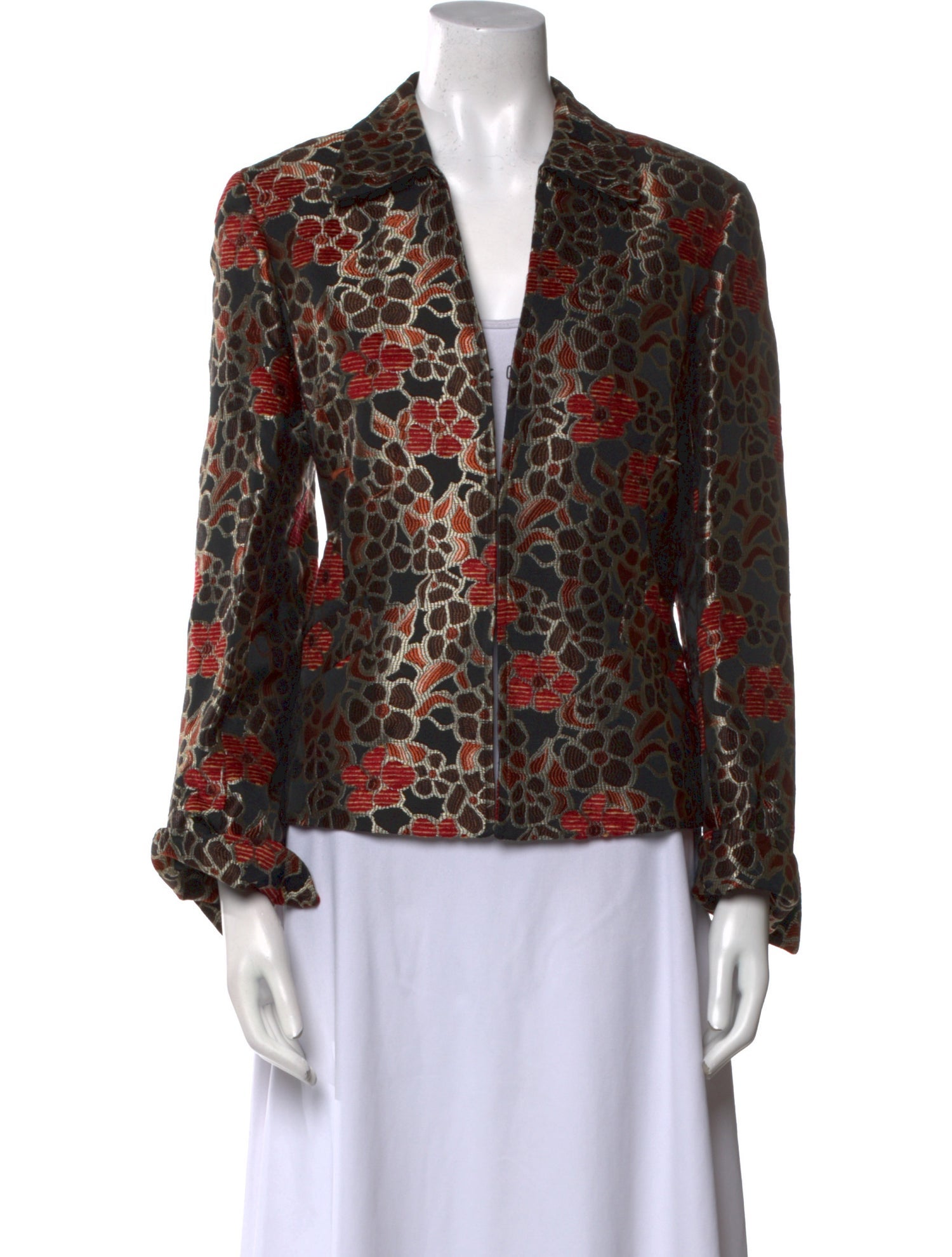 Lafayette 148 Printed Sweater