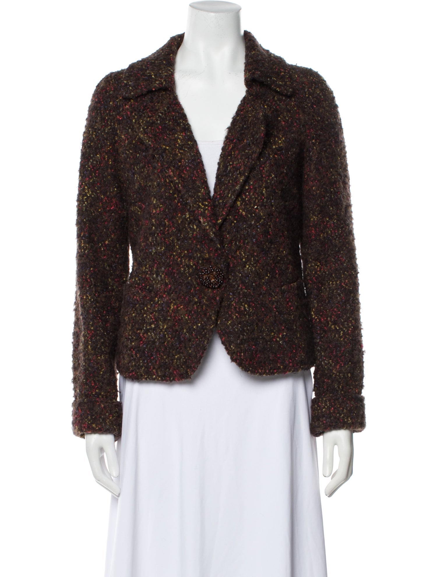 Lafayette 148 Tweed Pattern Evening Jacket