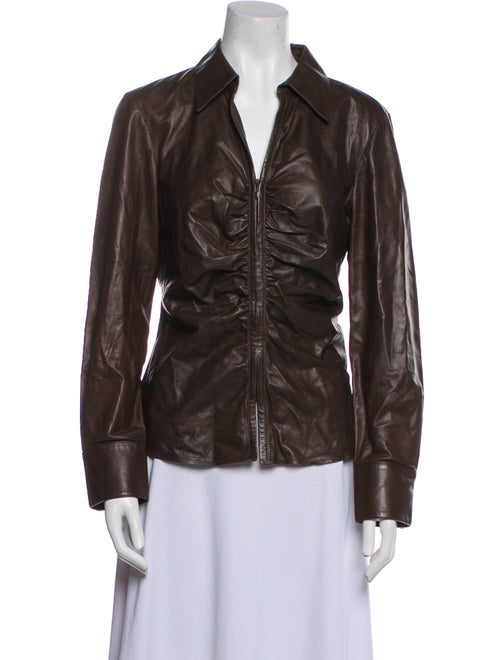 Lafayette 148 Leather Biker Jacket