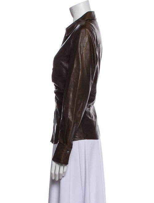 Lafayette 148 Leather Biker Jacket